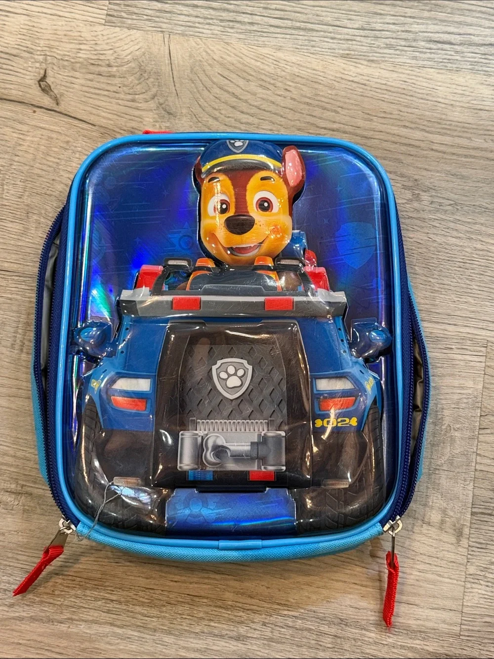 Paw Patrol Chase Lunch Bag with Blue and Red Accents